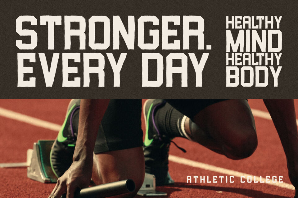 Athletic College Font