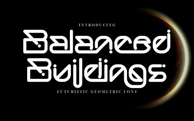 Balanced Buildings Font
