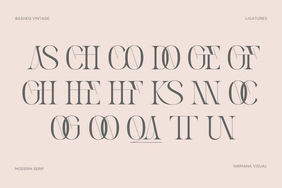 Basheq Vintage Font