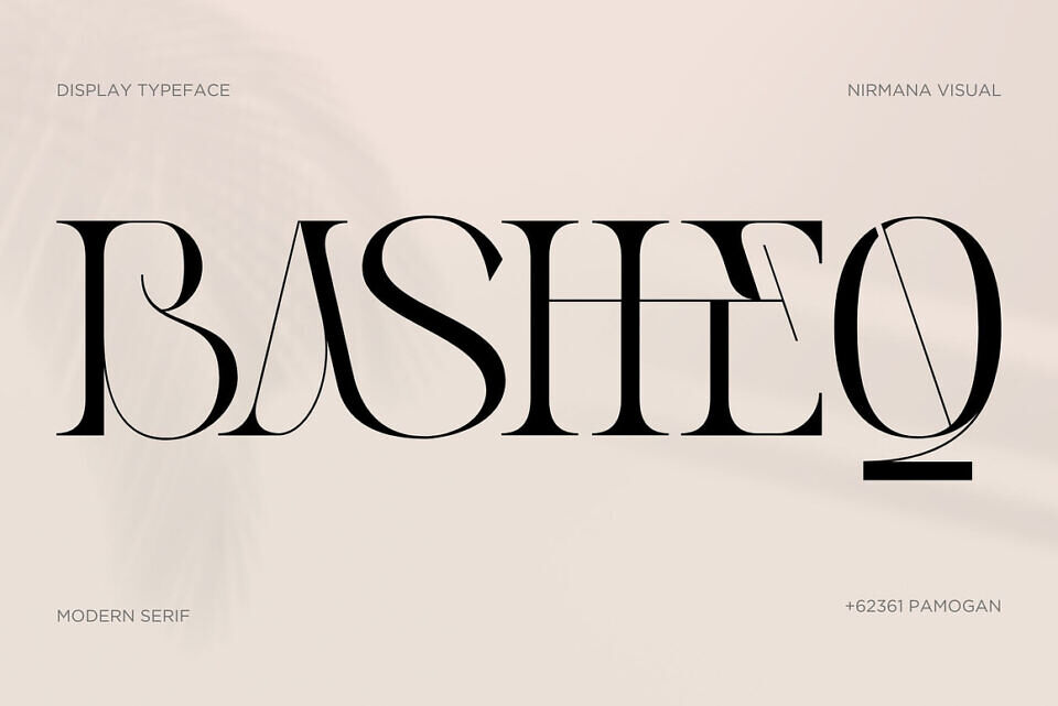 Basheq Vintage Font