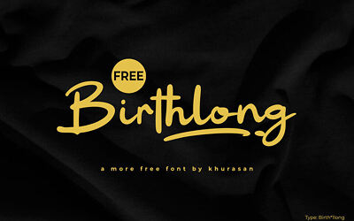 Birthlong Font