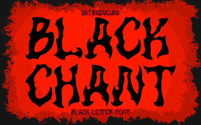 Black Chant Font