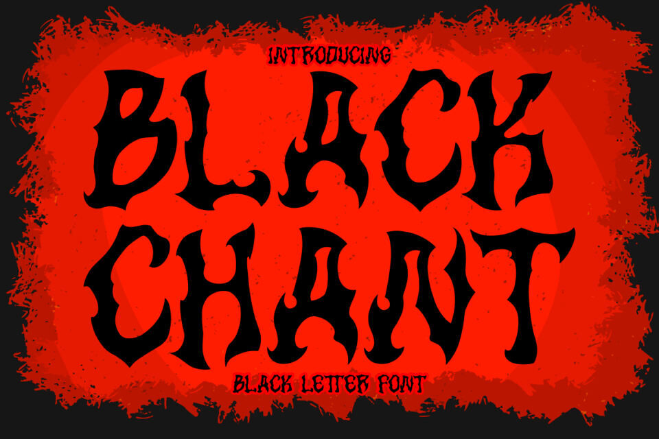 Black Chant Font