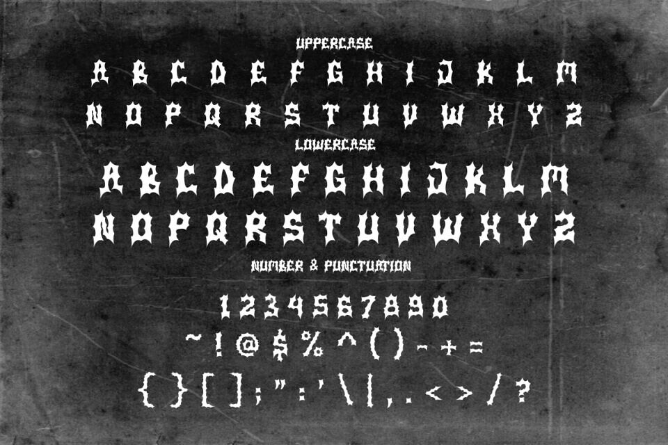 Black Sanctum Font