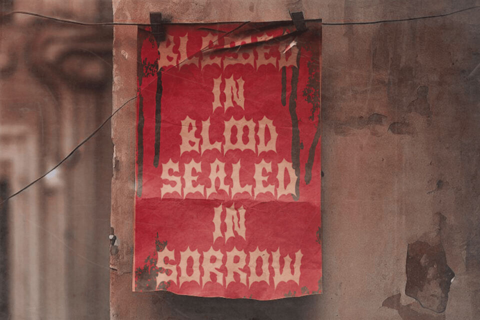 Black Sanctum Font