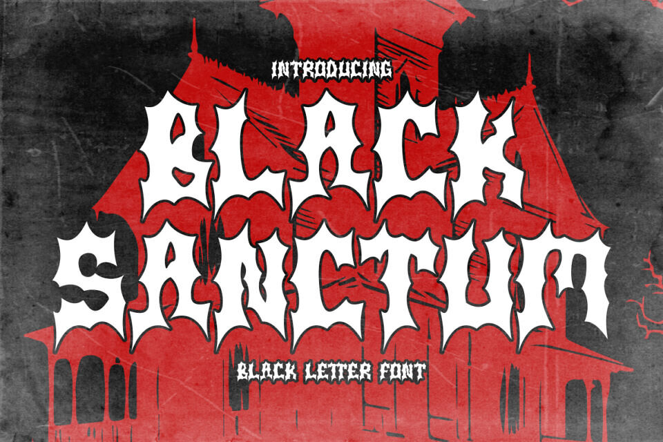 Black Sanctum Font