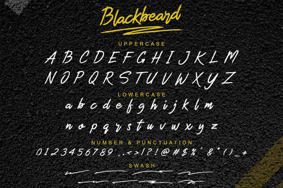 Blackbeard Font