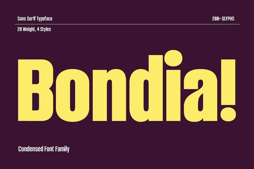 Bondia Font
