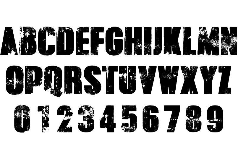 Broken Detroit Font