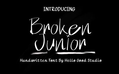 Broken Junior Font