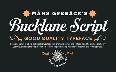 Bucklane Script Font