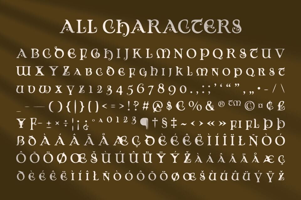 CS Lizbeth Drawn Font