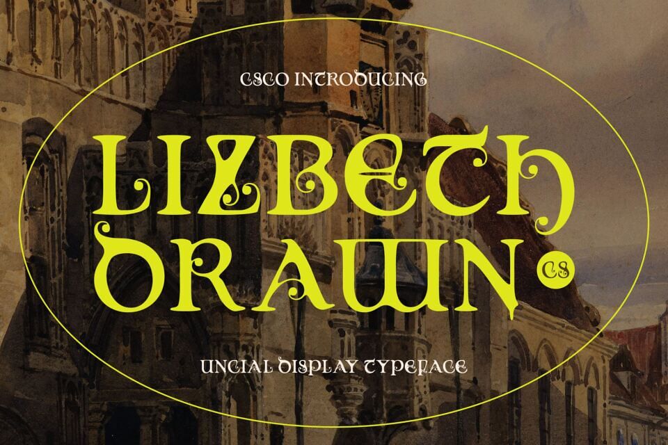CS Lizbeth Drawn Font