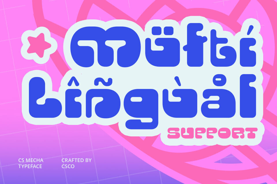 CS Mecha Font