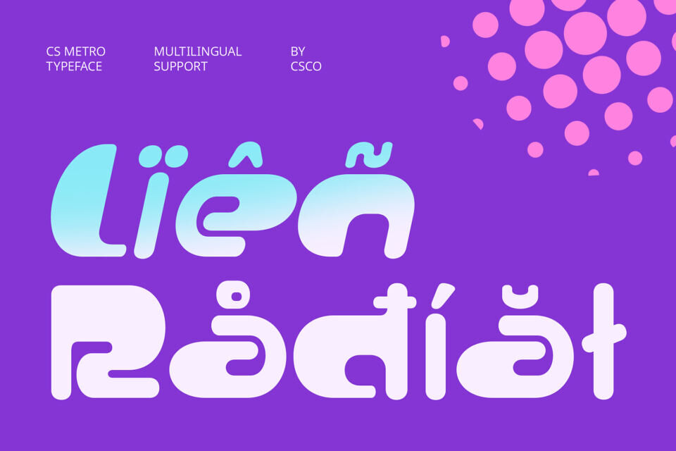 CS Metro Font