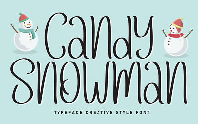 Candy Snowman Font