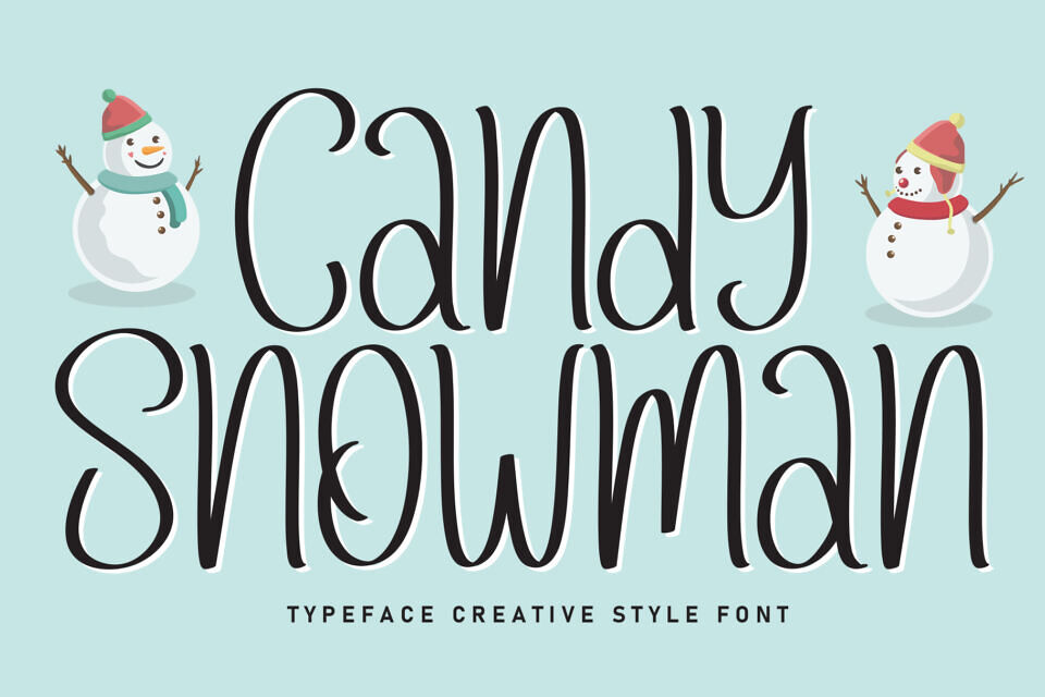 Candy Snowman Font