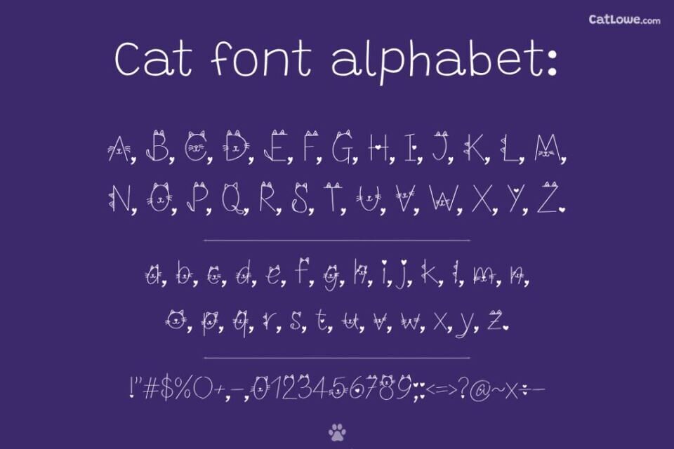 CatLowe Font