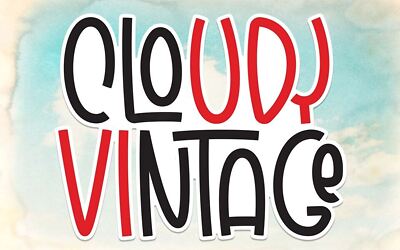 Cloudy Vintage Font