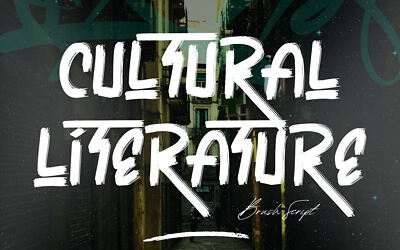 Cultural Literature Font