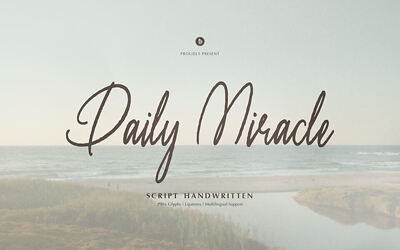 Daily Miracle Font