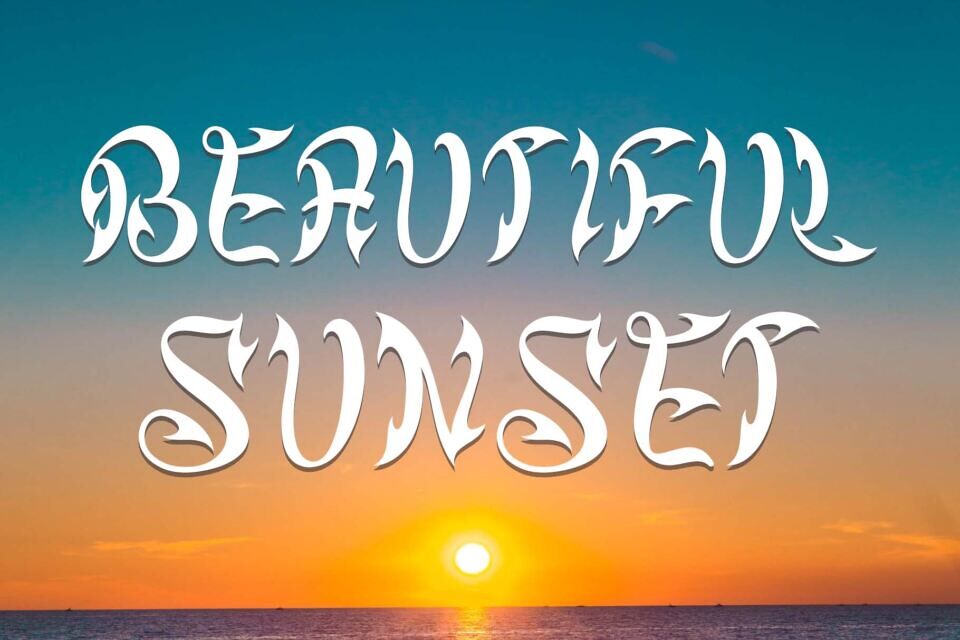 Dark Summer Font