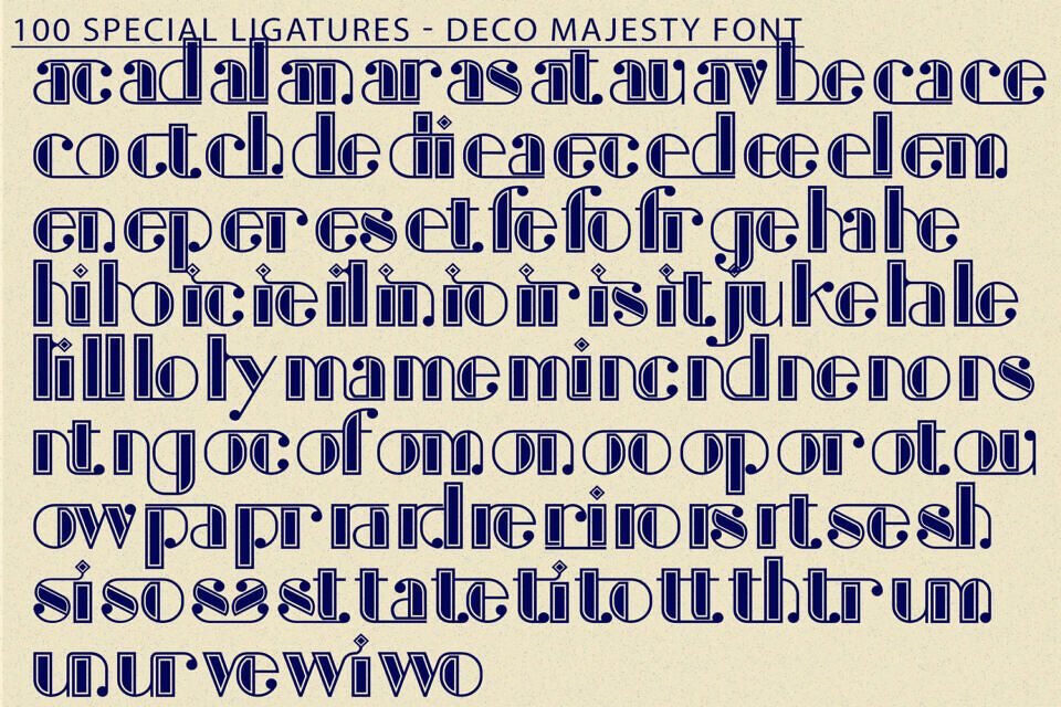 Deco Majesty Font