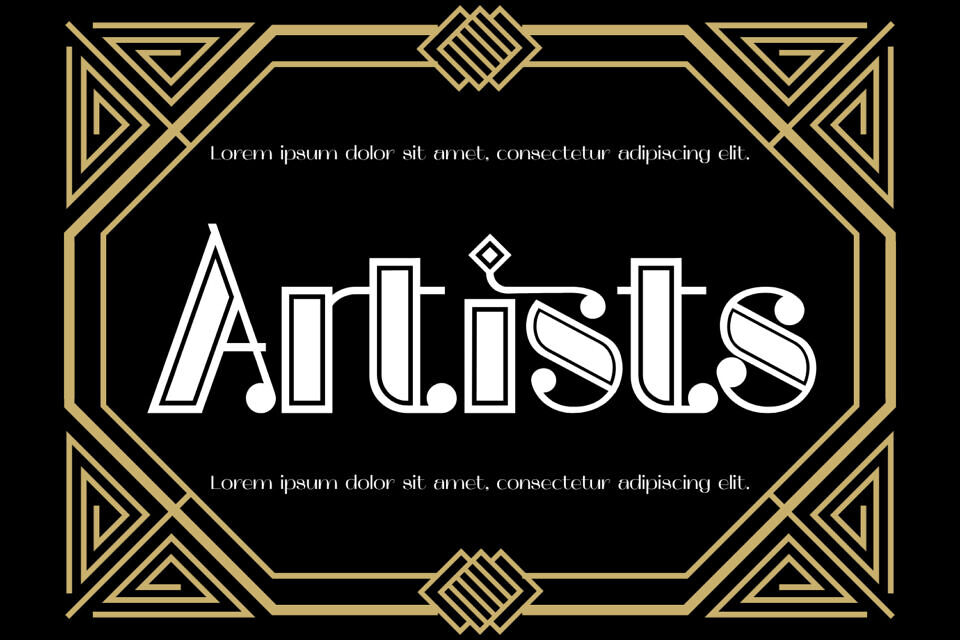 Deco Majesty Font