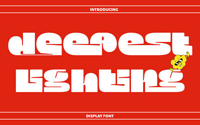 Deepest Lighting Font