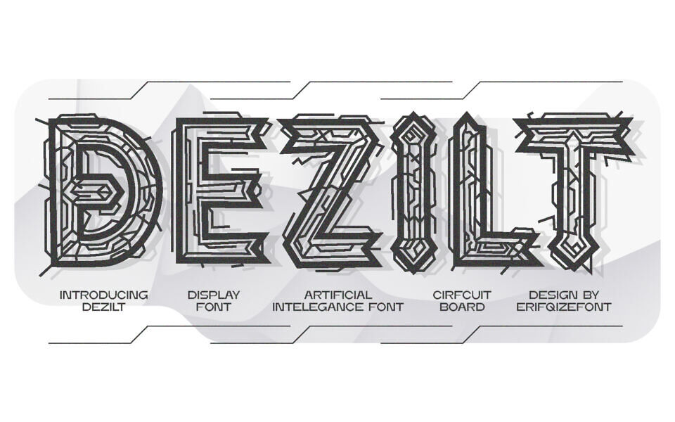 Dezilt Font