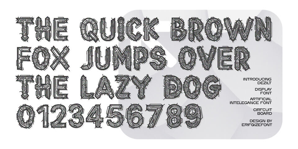 Dezilt Font