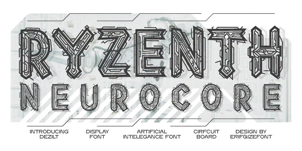Dezilt Font