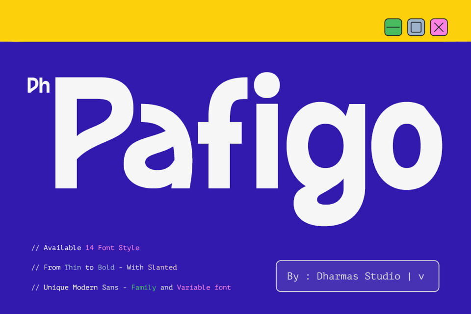 Dh Pafigo Font