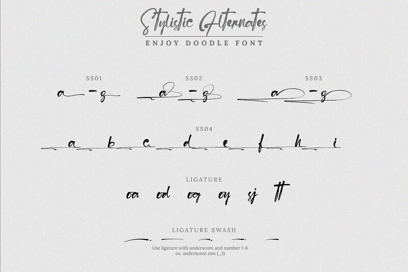 Enjoy Doodle Font