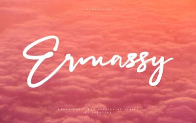Ermassy Brush Font