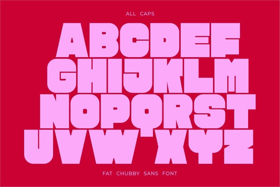Fat Chubby Sans Font
