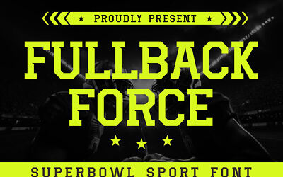 Fullback Force Font