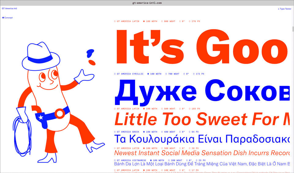 GT America Font