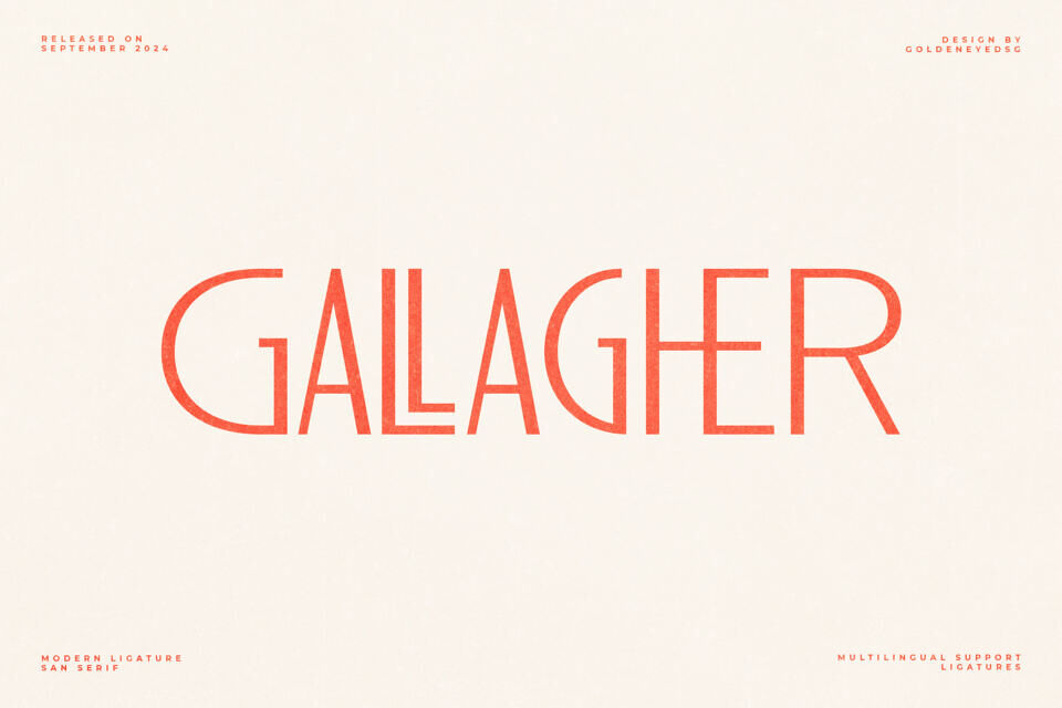 Gallagher Font