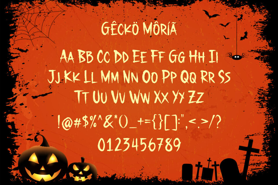 Gecko Moria Font