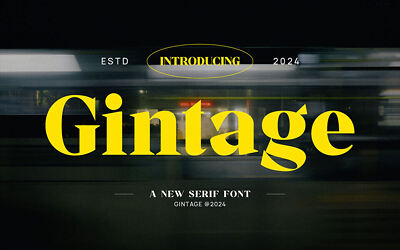 Gintage Font
