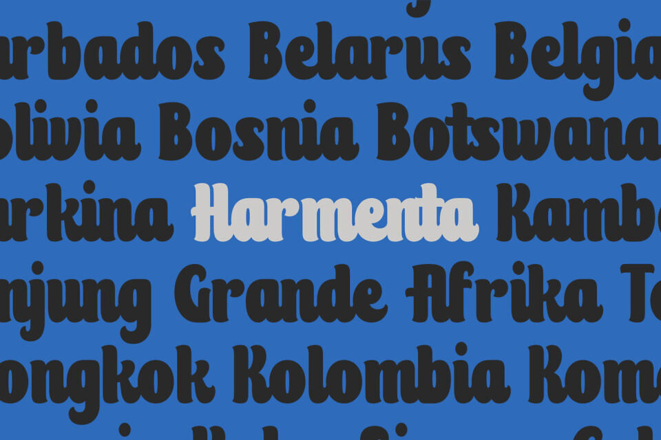 Harmenta Font