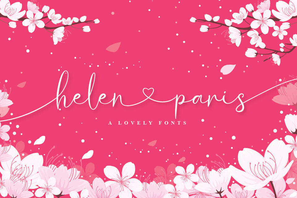 Helen Paris Script Font