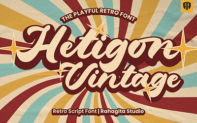 Hetigon Vintage Font