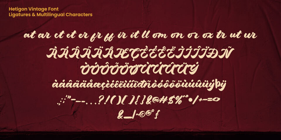 Hetigon Vintage Font