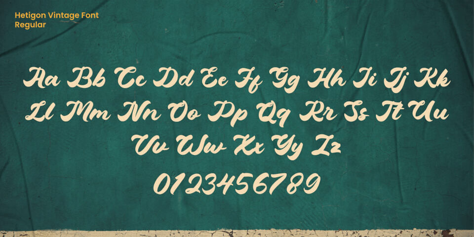 Hetigon Vintage Font