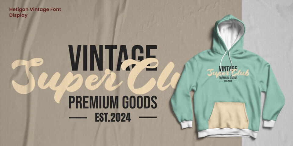 Hetigon Vintage Font