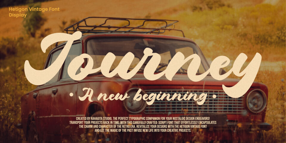 Hetigon Vintage Font