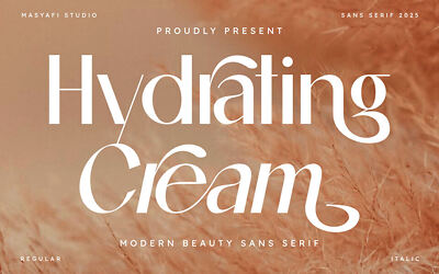 Hydrating Cream Font