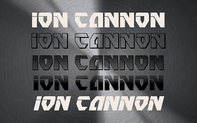 Ion Cannon Font